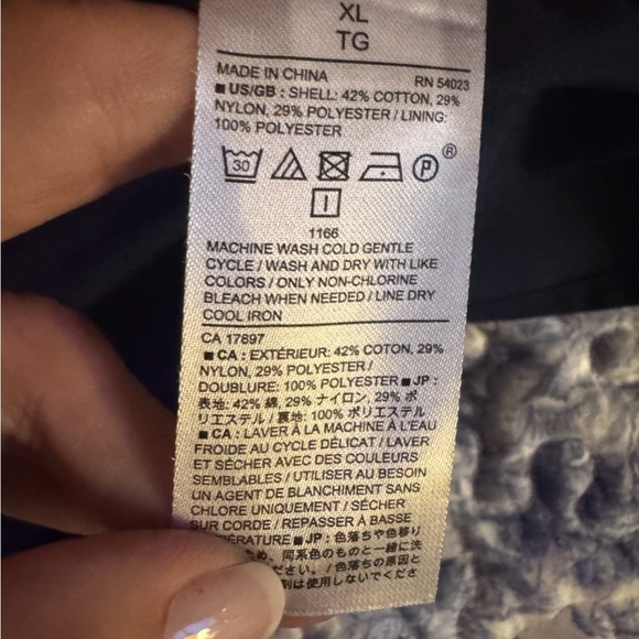 Banana Republic blue and gold metallic floral Patterned Camisole - Picture 7 of 7